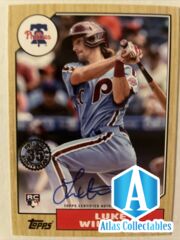 2022 Topps Series 1 1987 Baseball Auto Luke Williams